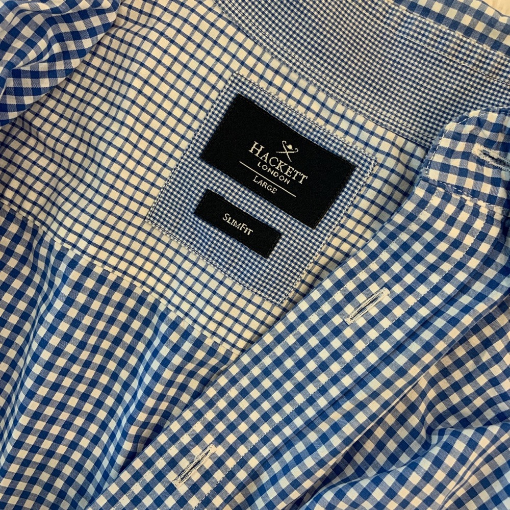 Hackett London slim fit dress shirt.